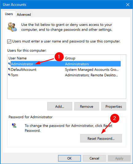 netplwiz 2