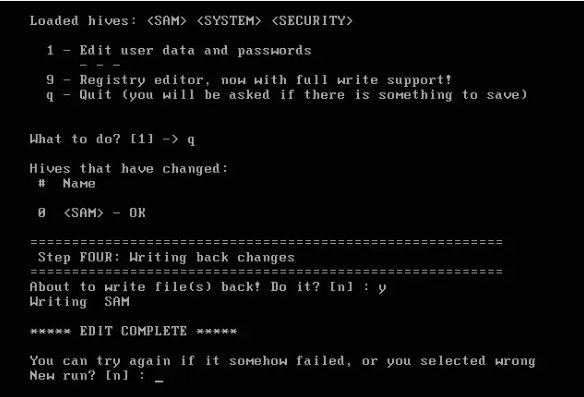 offline NT password