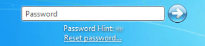 password hint windows