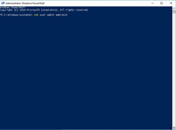 powershell command