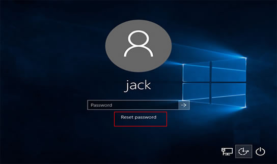 reset password Windows 10