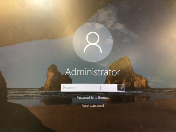 reset password with hint