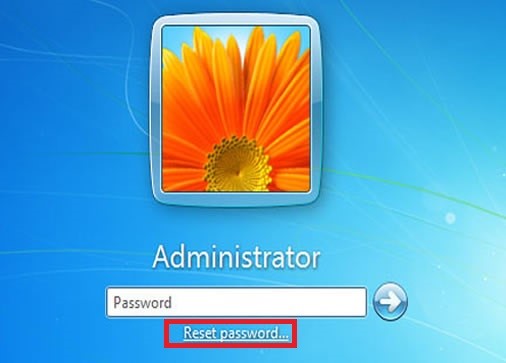 reset windows 7 password