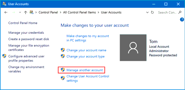 Reset Windows Password Using Super Admin