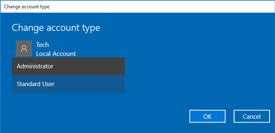 set admin privileges