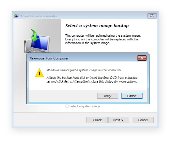system image backup