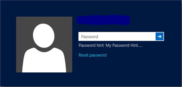 reset password