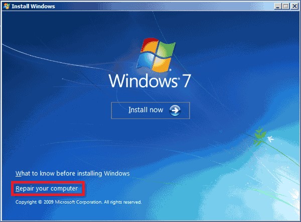 как обойти пароль администратора Windows 7 - восстановить компьютер