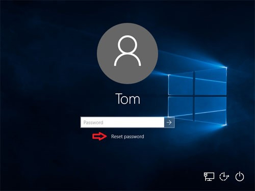 win10 password reset