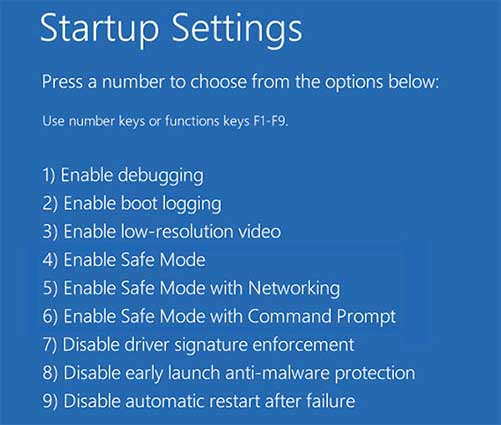 boot into safe mode to fix windows 10 not accepting password