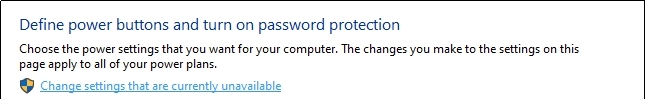 change setting that are currently unavailable