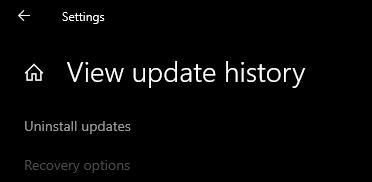 choose uninstall update to fix windows red screen