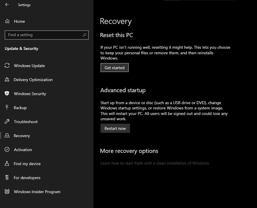 go back to the previous version of Windows and resolve blue screen kernel mode heap corruption