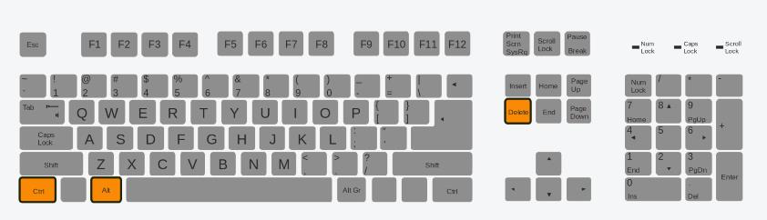 press the keys together