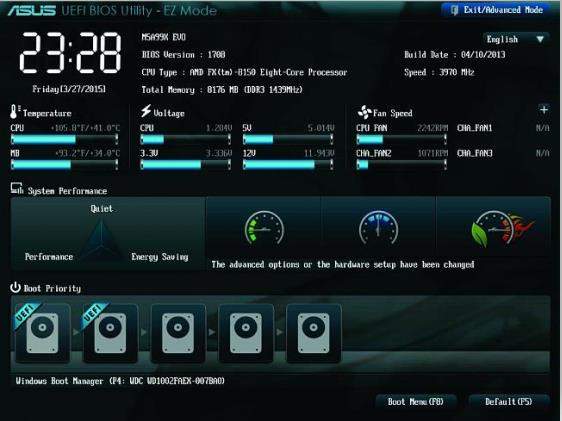 asus uefi boot advanced mode