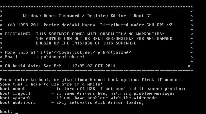 free windows password recovery tool 3