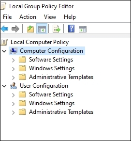 vai alla configurazione del computer