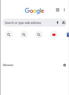 avvia l'app google chrome