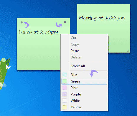 new delete change color