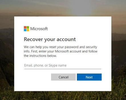reset password via microsoft account to fix windows 10 password incorrect