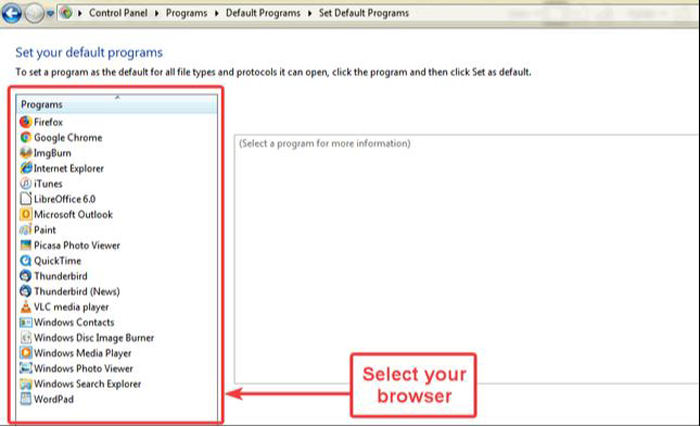 select explorer
