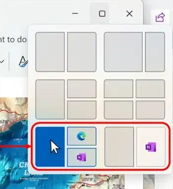snap layout new