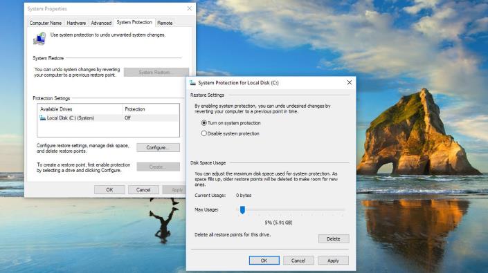 choose the configure option