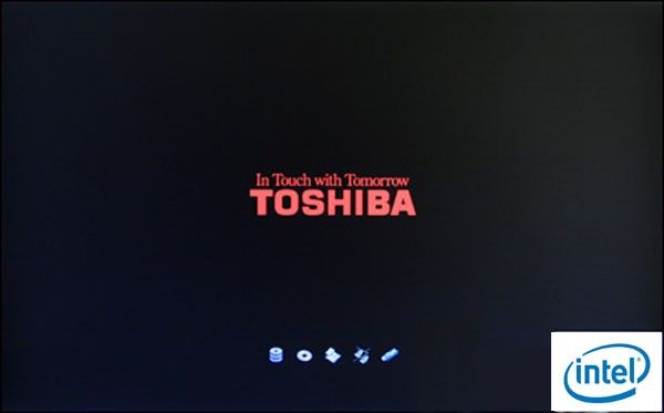 set toshiba laptop to boot from usb