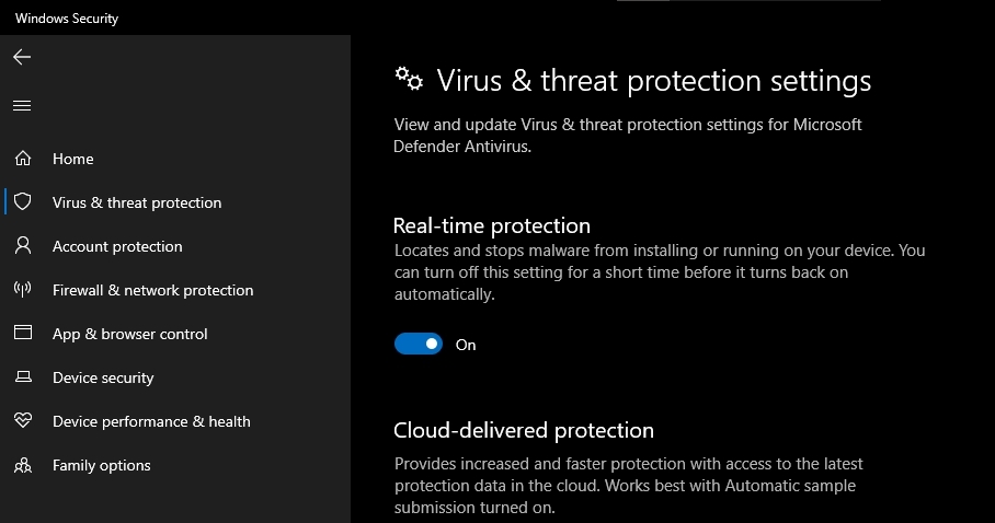 Disattiva Windows Defender Windows 10/11