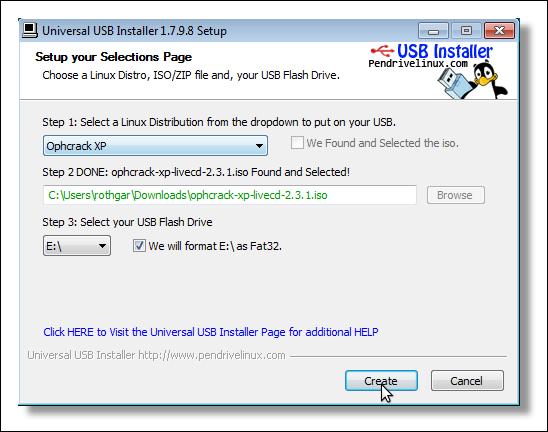 usb installer