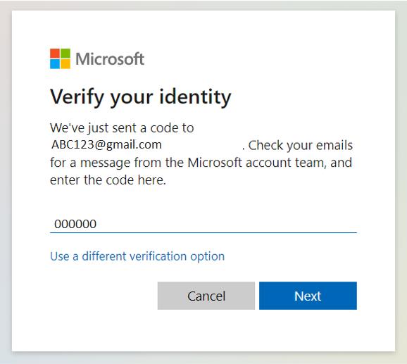 verify identity