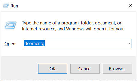 run dcomcnfg to fix the file is corrupted and cannot be opened word