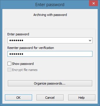 enter password