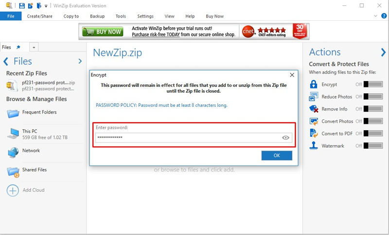 How to Password Protect A ZIP File